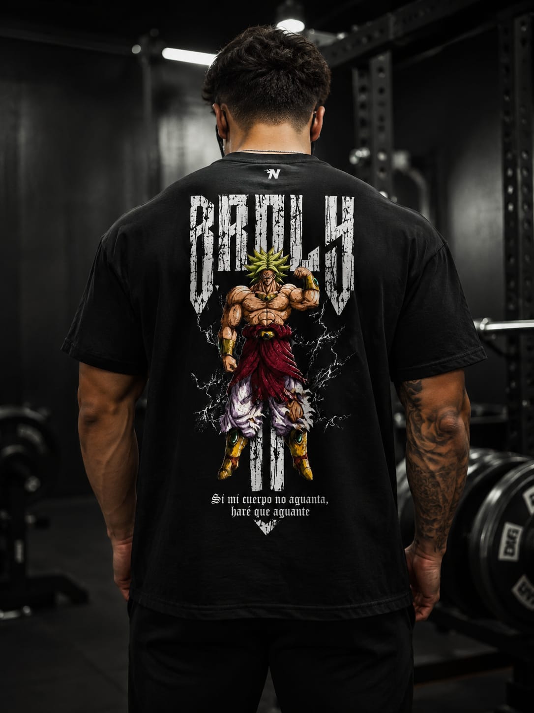 T-Shirt Negra Algodón - Broly SSL