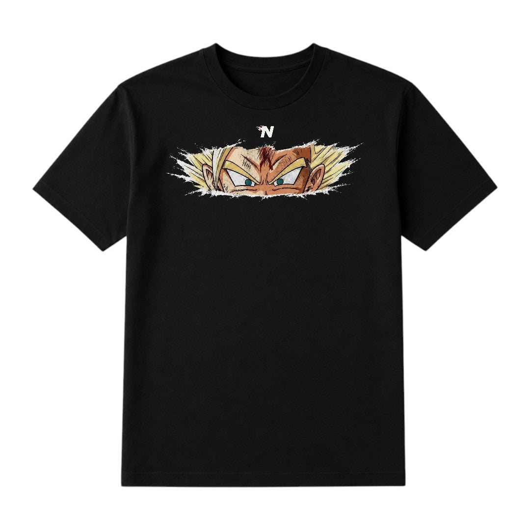 T-Shirt Negra Algodón - Gohan