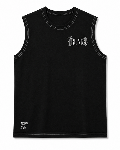 Muscle Tee Algodón Negro - Trunks